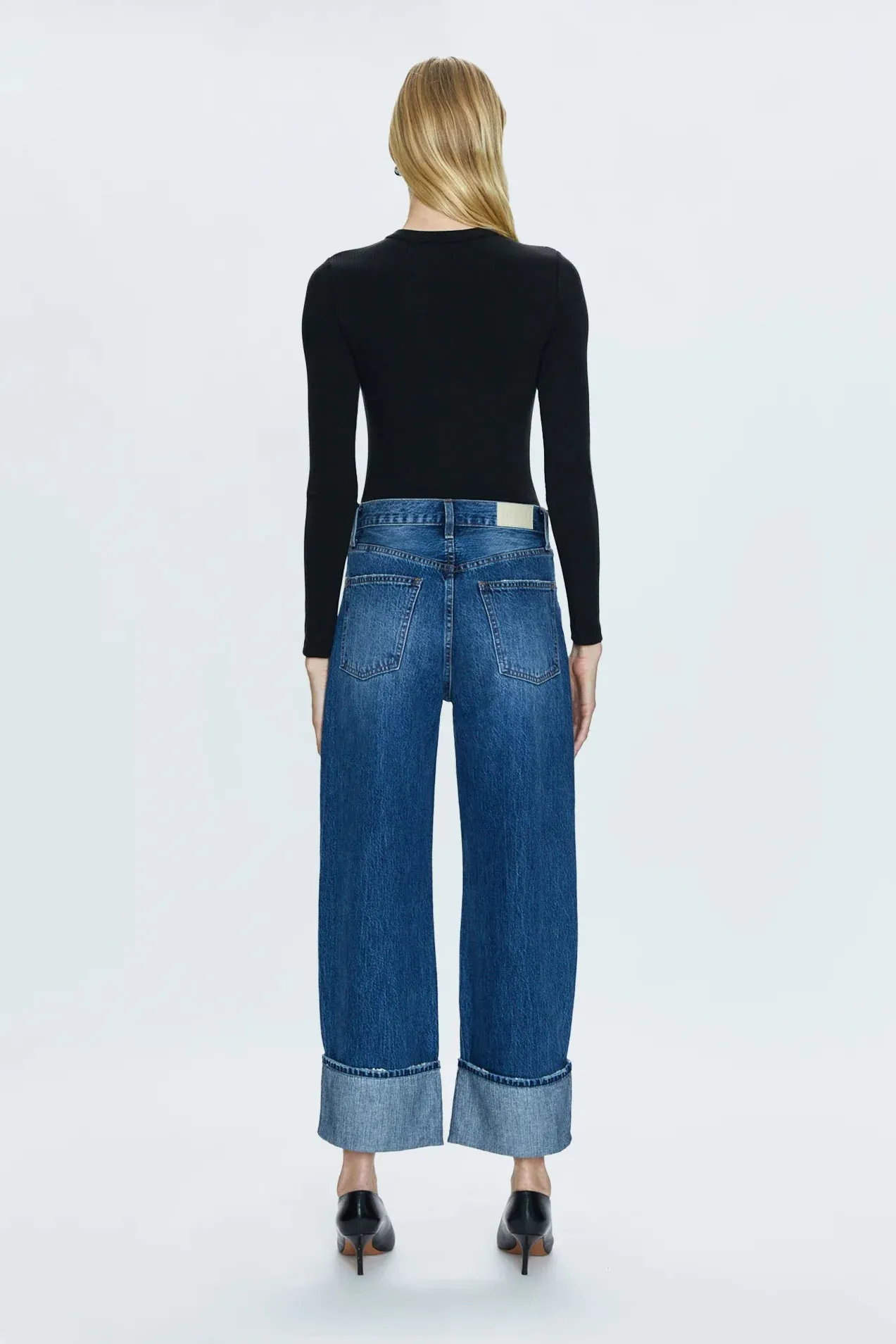 Ryder High Rise Cuffed Straight Jean