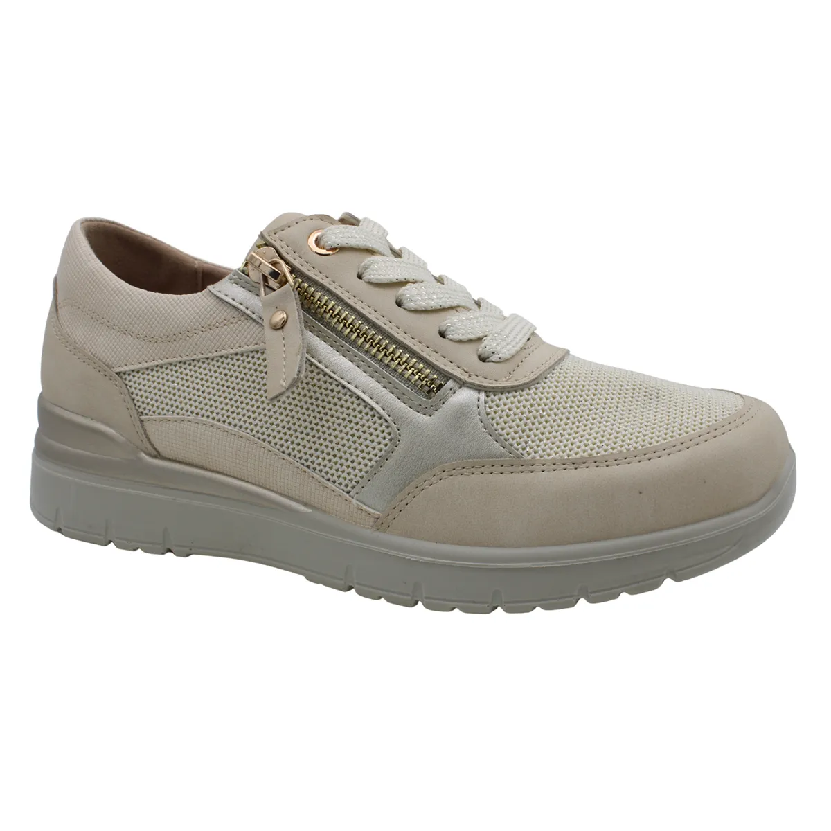 S5503 Lace/Side Zip Sneaker