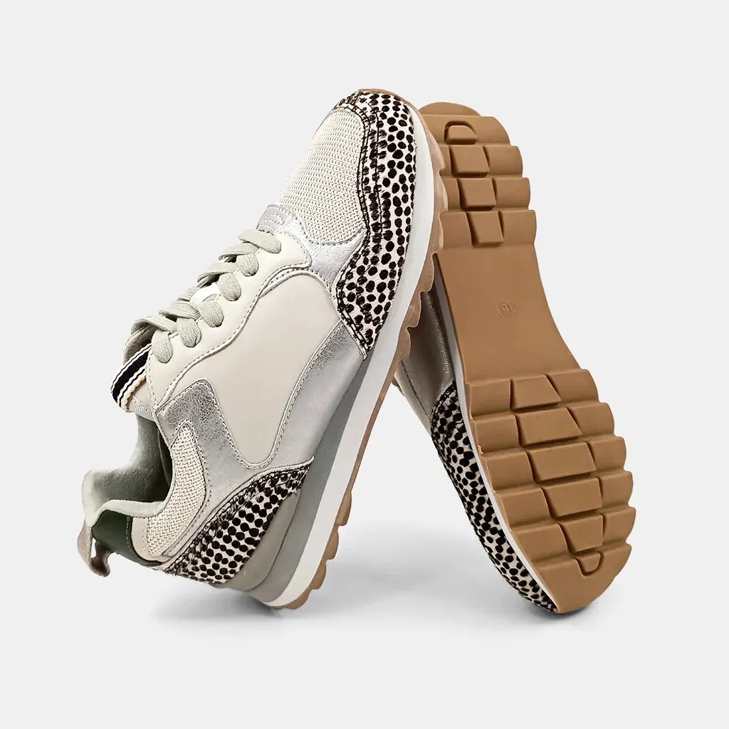 SHUSHOP Parker Black and White Sneaker