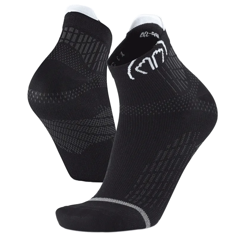 Sidas Run Anatomic Black Ankle Running Socks