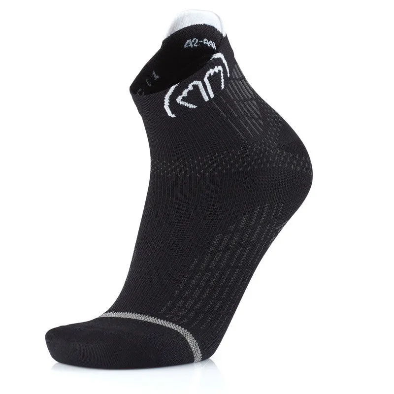 Sidas Run Anatomic Black Ankle Running Socks