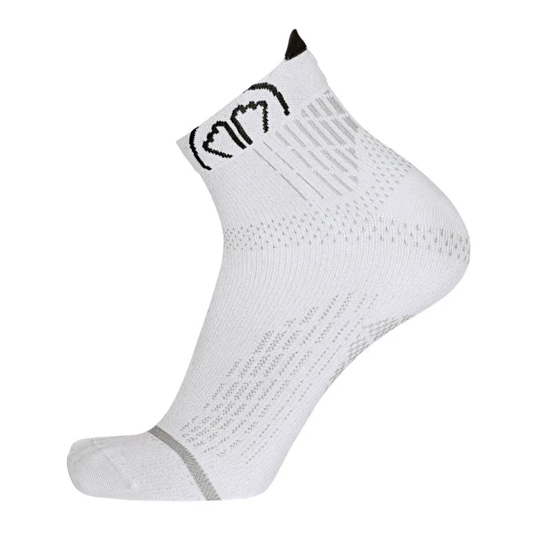 Sidas Run Anatomic White Ankle Running Socks