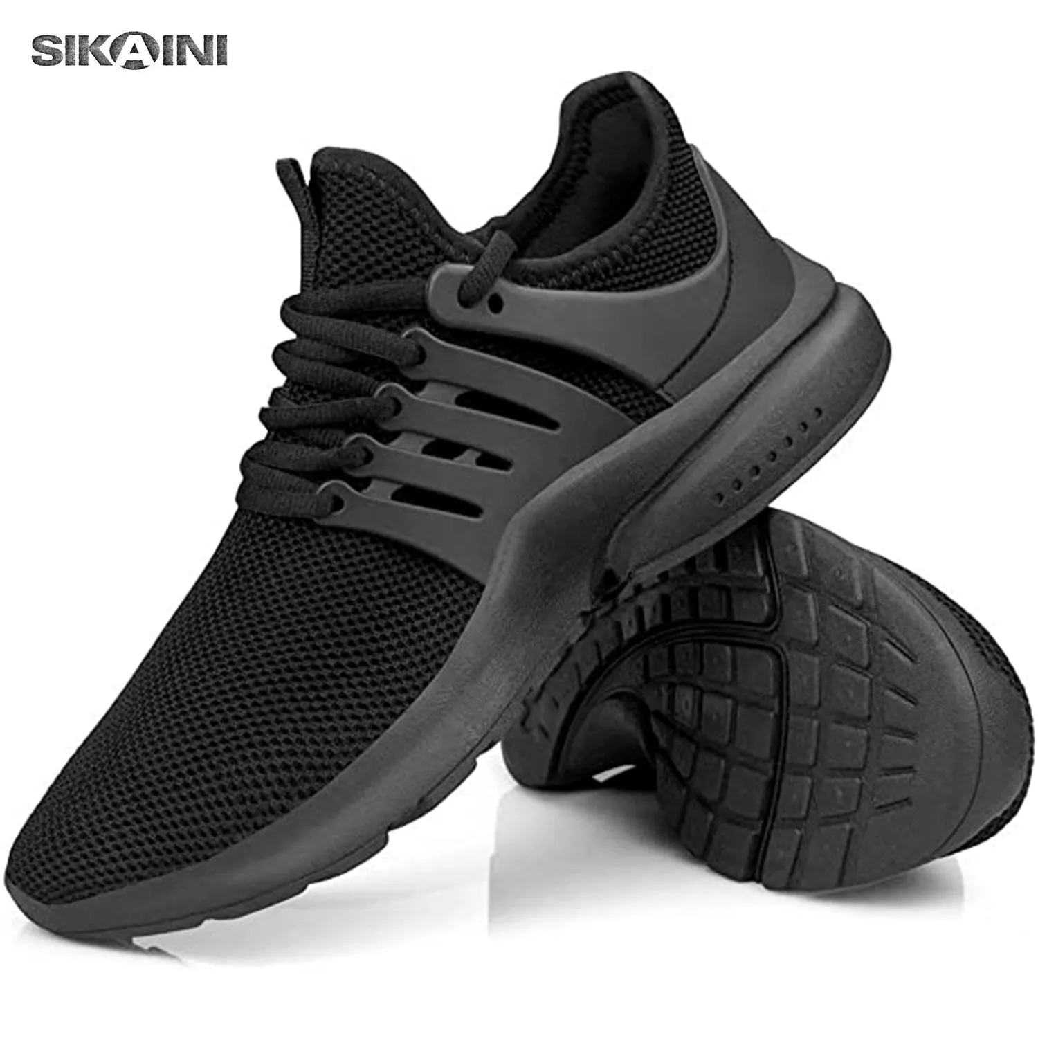 SIKAINI Men's Running Shoes Non-Slip Shoes Breathable Lightweight Sneakers