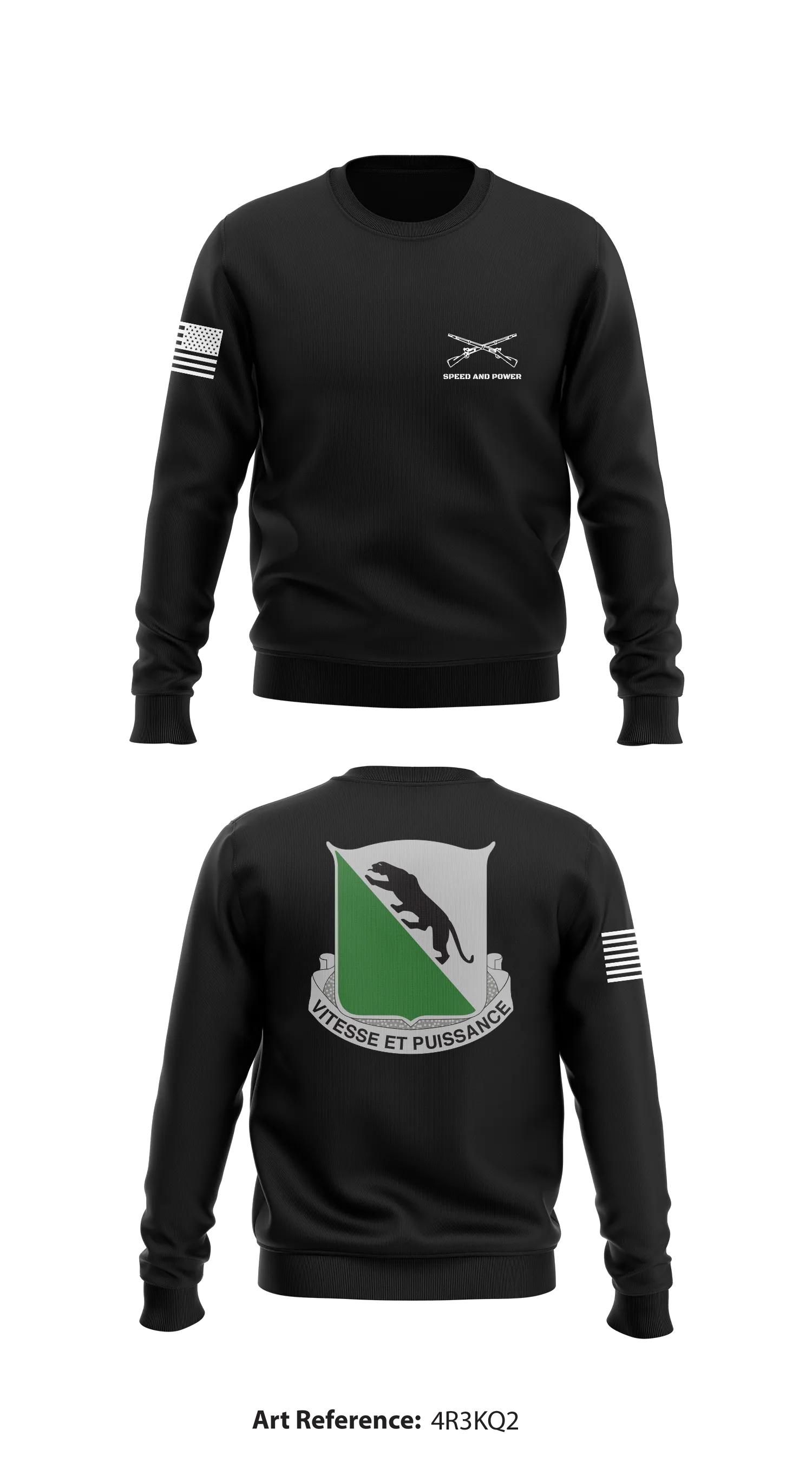 Speed and Power Core Men's Crewneck Performance Sweatshirt - 4r3kq2