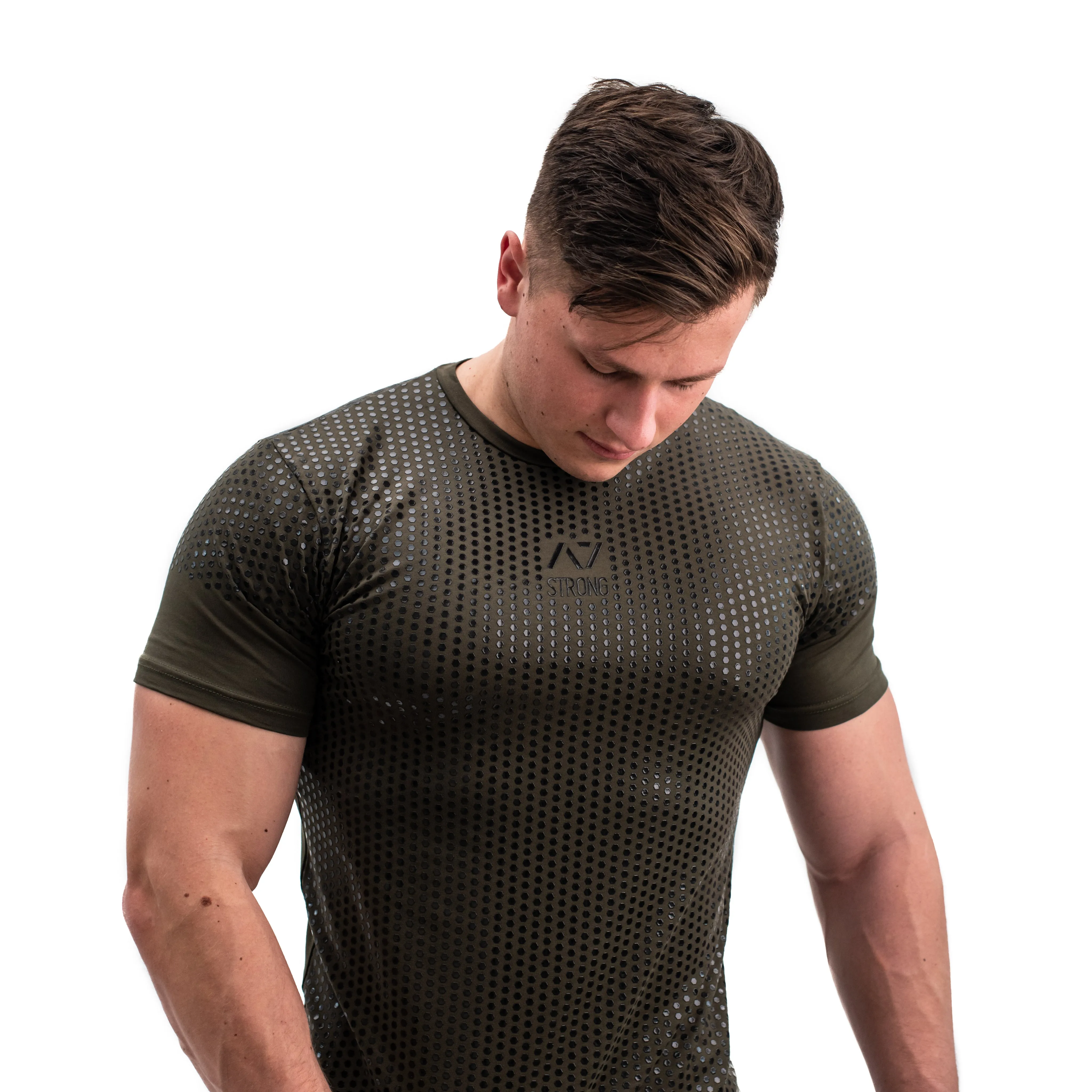 Strongman Hex Bar Grip Men's Shirt