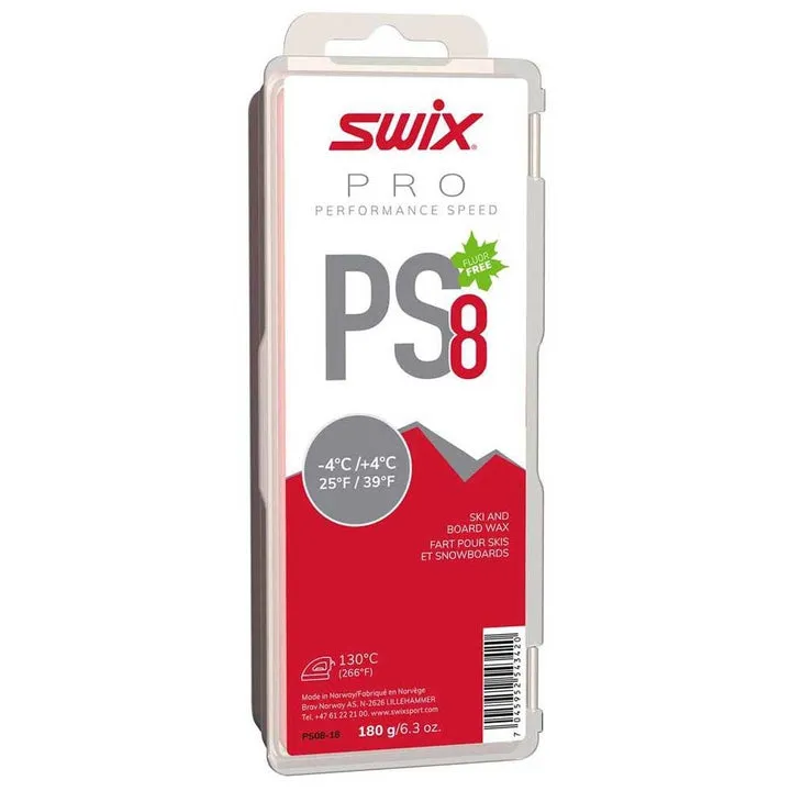 Swix Pure Performance Speed PS08 Red -4C to  4C Wax