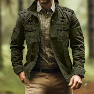 Tactical Edge™ | Outdoor Tactical Jacket | Breathable Polyester, All-Season Design, Lightweight & Durable