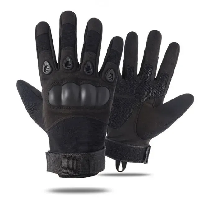 Tactical Fitness Gloves with Protective Shell - Antiskid Army Mittens for Gym Workout, Military Tactical Gear for Men and Women