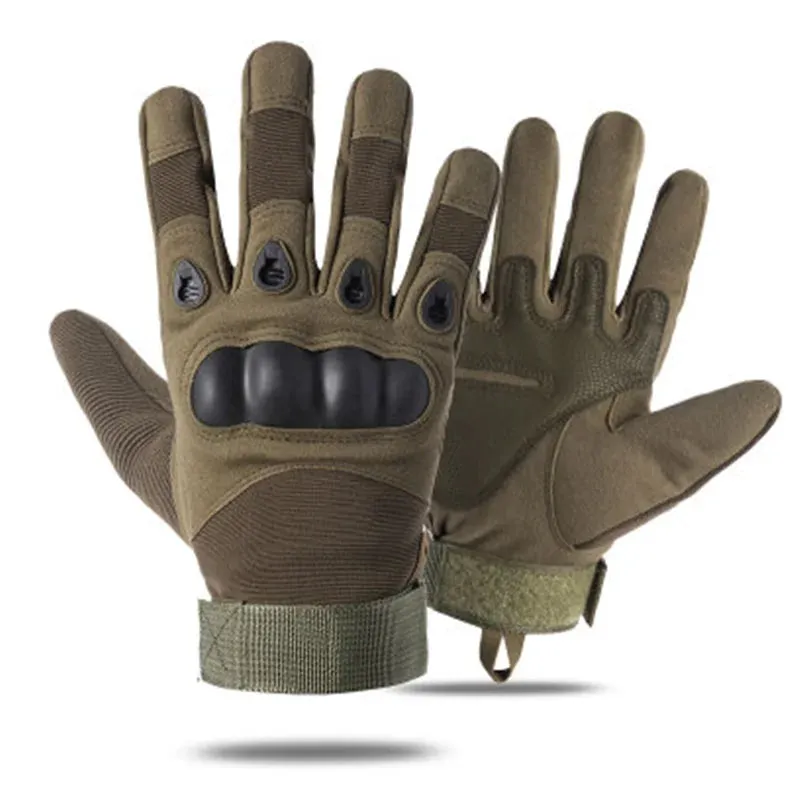 Tactical Fitness Gloves with Protective Shell - Antiskid Army Mittens for Gym Workout, Military Tactical Gear for Men and Women