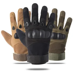 Tactical Fitness Gloves with Protective Shell - Antiskid Army Mittens for Gym Workout, Military Tactical Gear for Men and Women