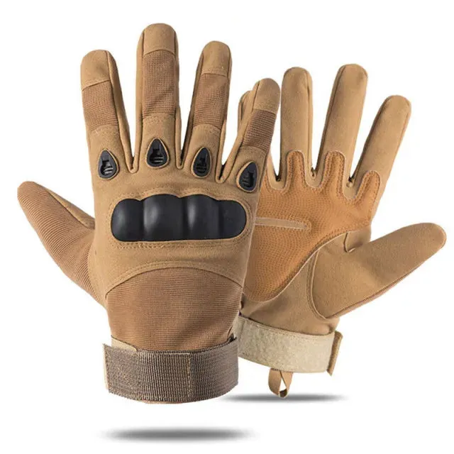 Tactical Fitness Gloves with Protective Shell - Antiskid Army Mittens for Gym Workout, Military Tactical Gear for Men and Women