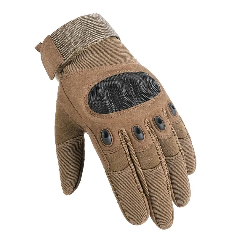 Tactical Fitness Gloves with Protective Shell - Antiskid Army Mittens for Gym Workout, Military Tactical Gear for Men and Women