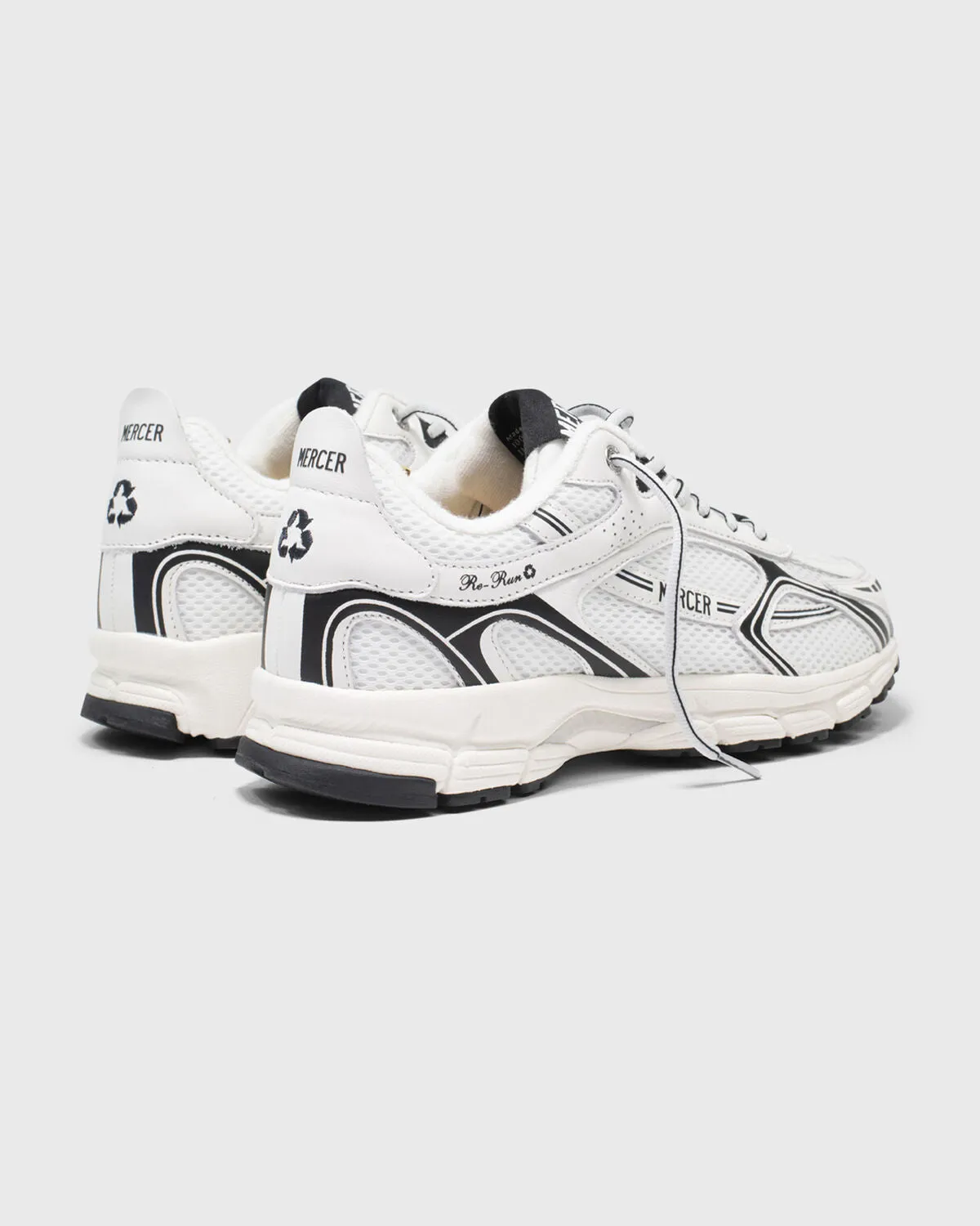 The re-run speed in white/black
