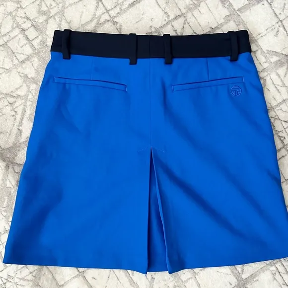 Tory Burch Tech Twill Golf Skirt Skort in Surf blue Size XS