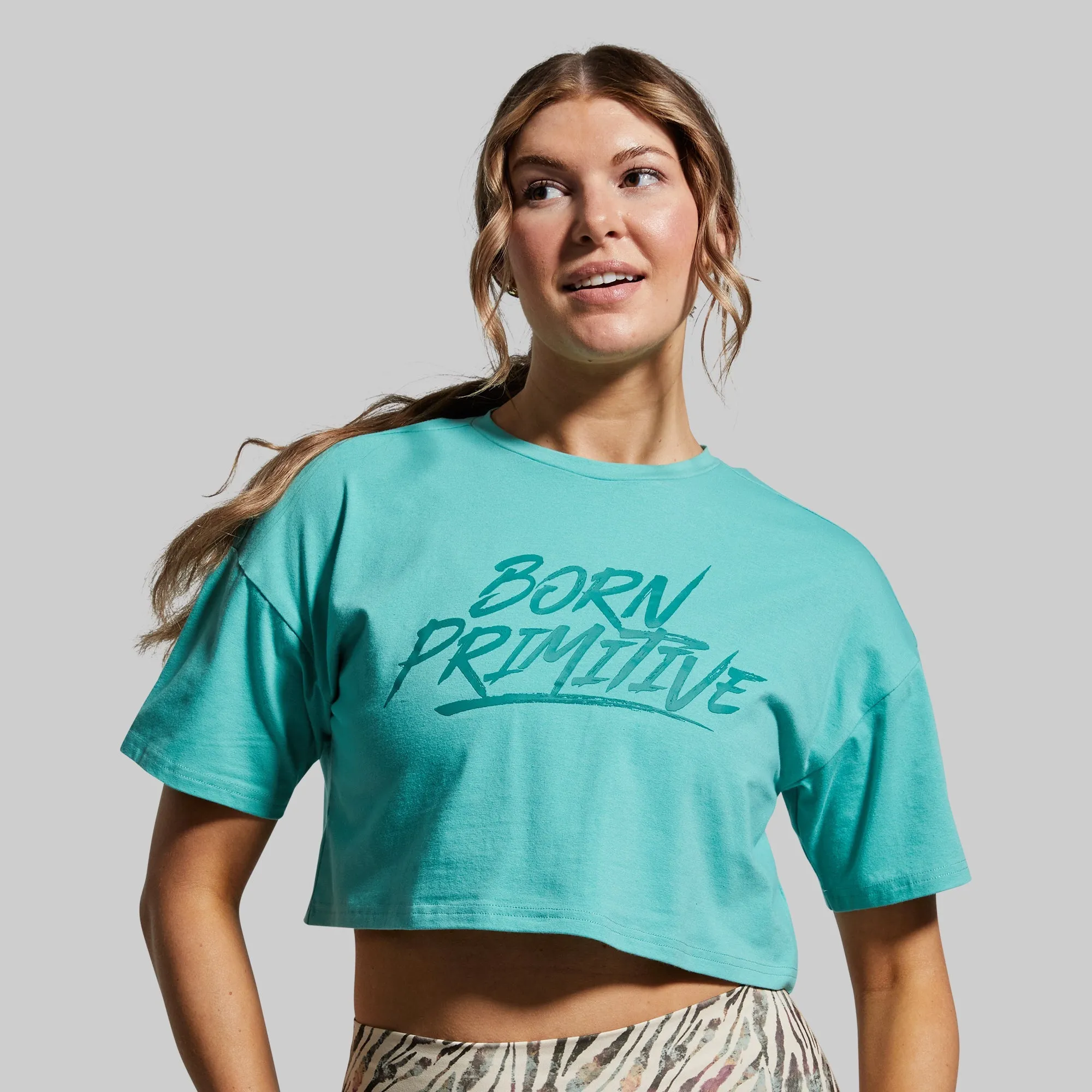 Training Crop Tee 2.0 (Jungle Mist)