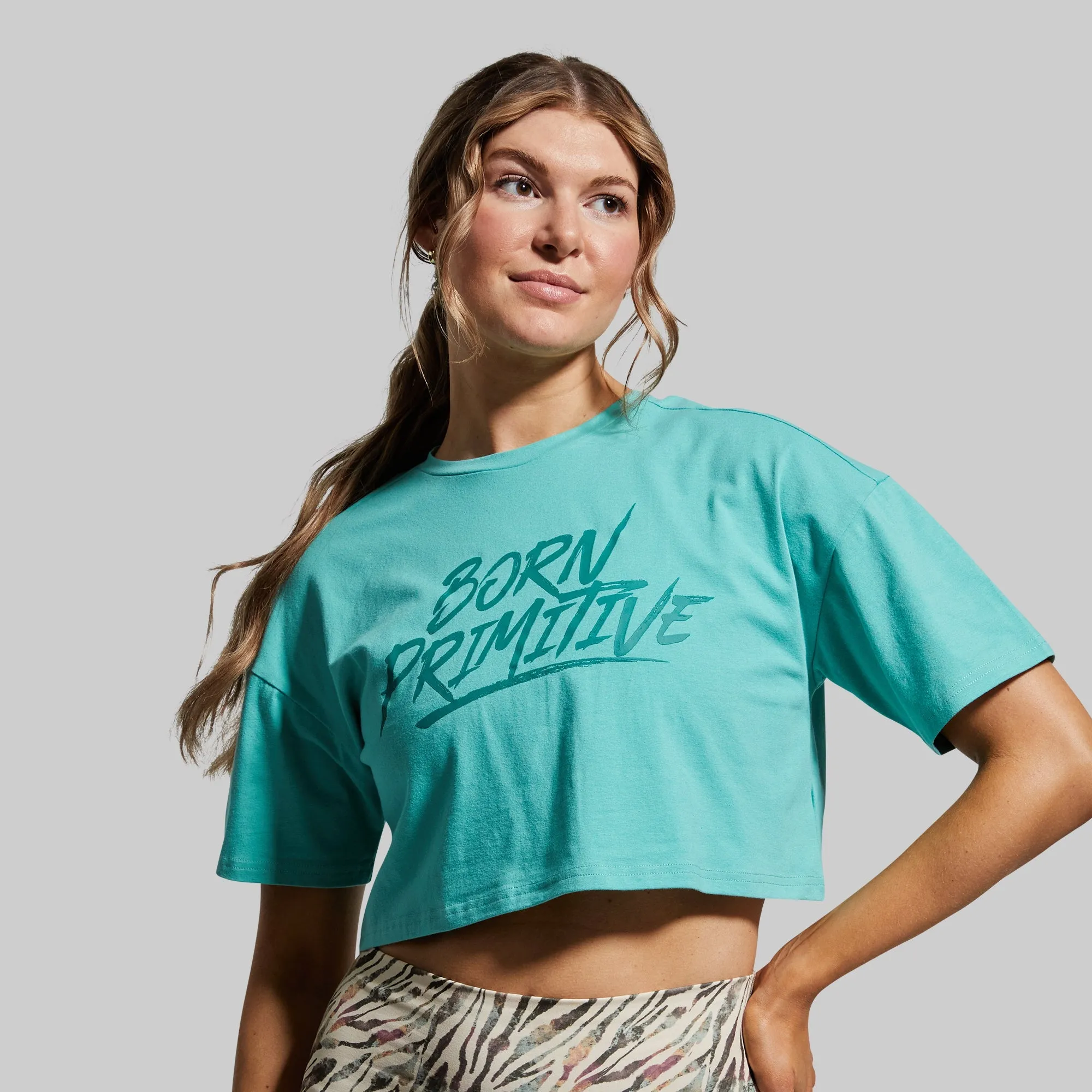 Training Crop Tee 2.0 (Jungle Mist)