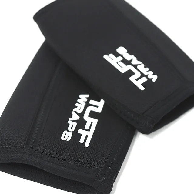 TUFF Power Series 7mm Elbow Sleeves (All Black)