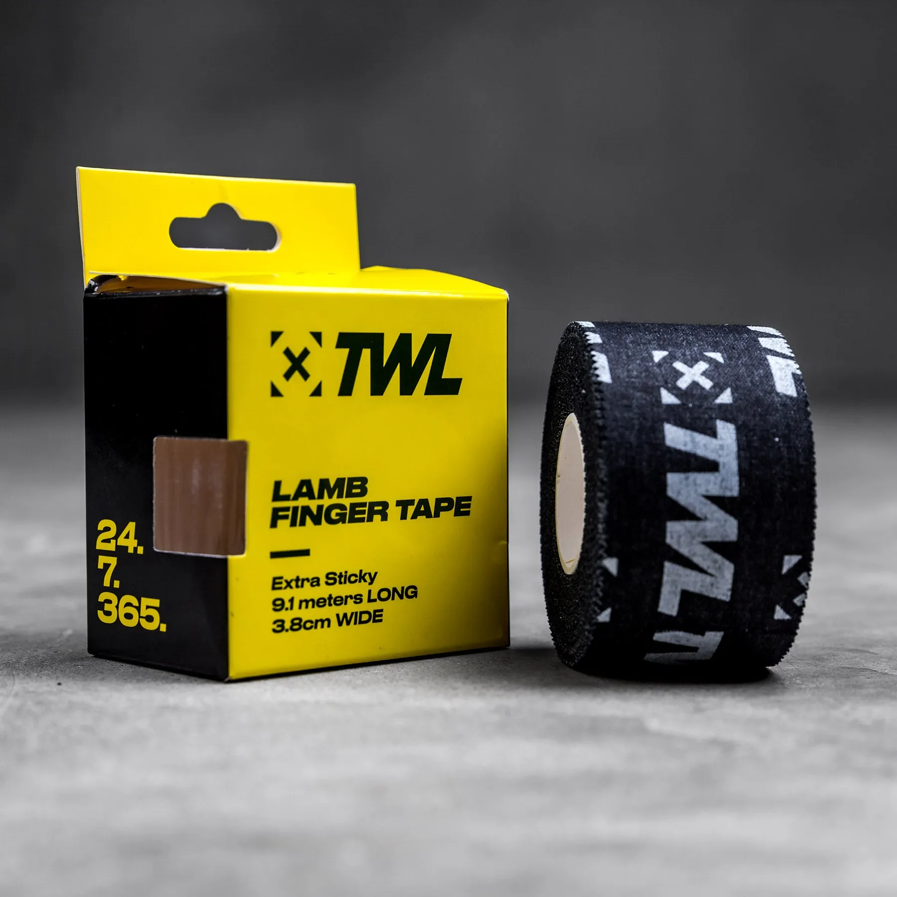 TWL - Lamb Finger/Bar Tape - Extra Sticky - Black/White