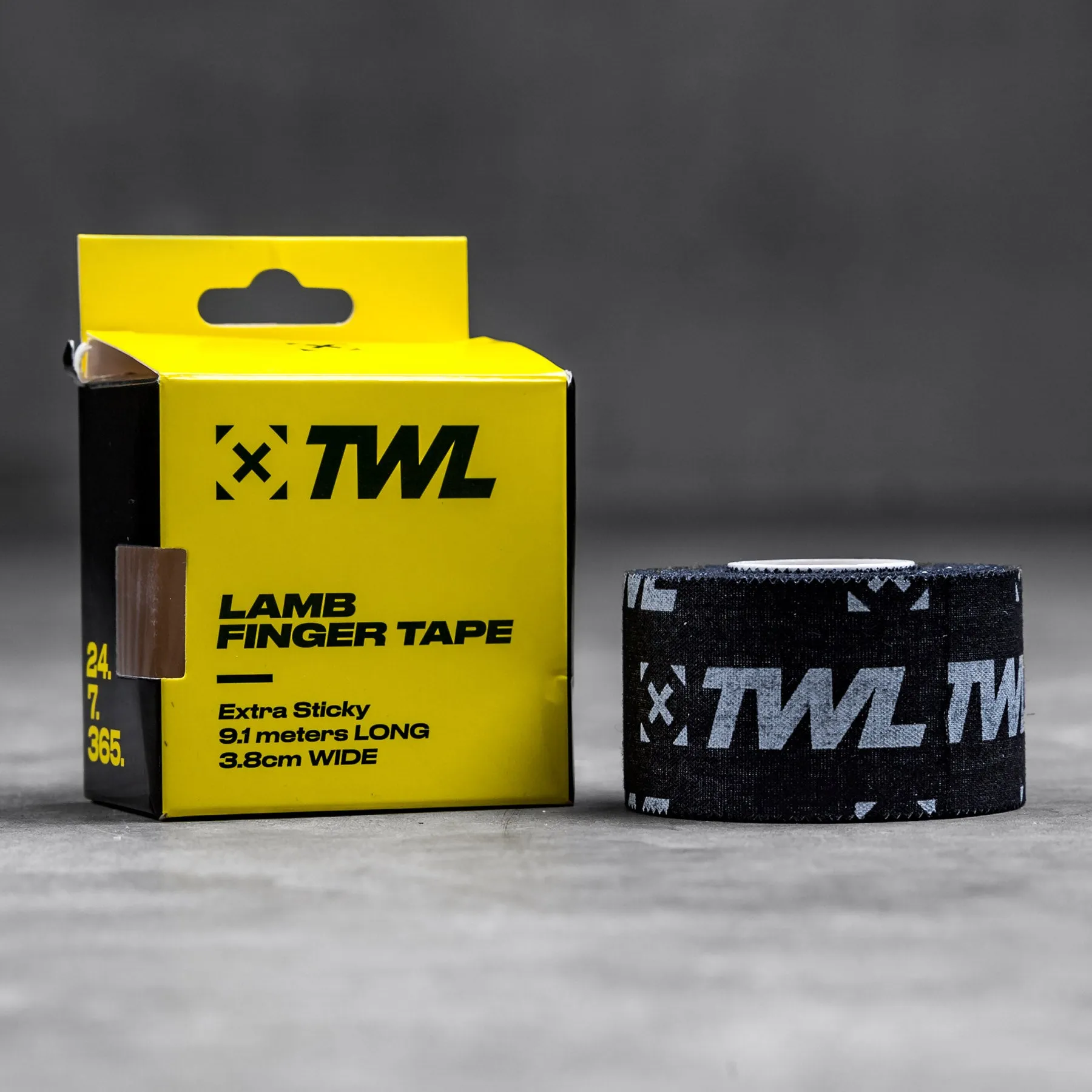 TWL - Lamb Finger/Bar Tape - Extra Sticky - Black/White