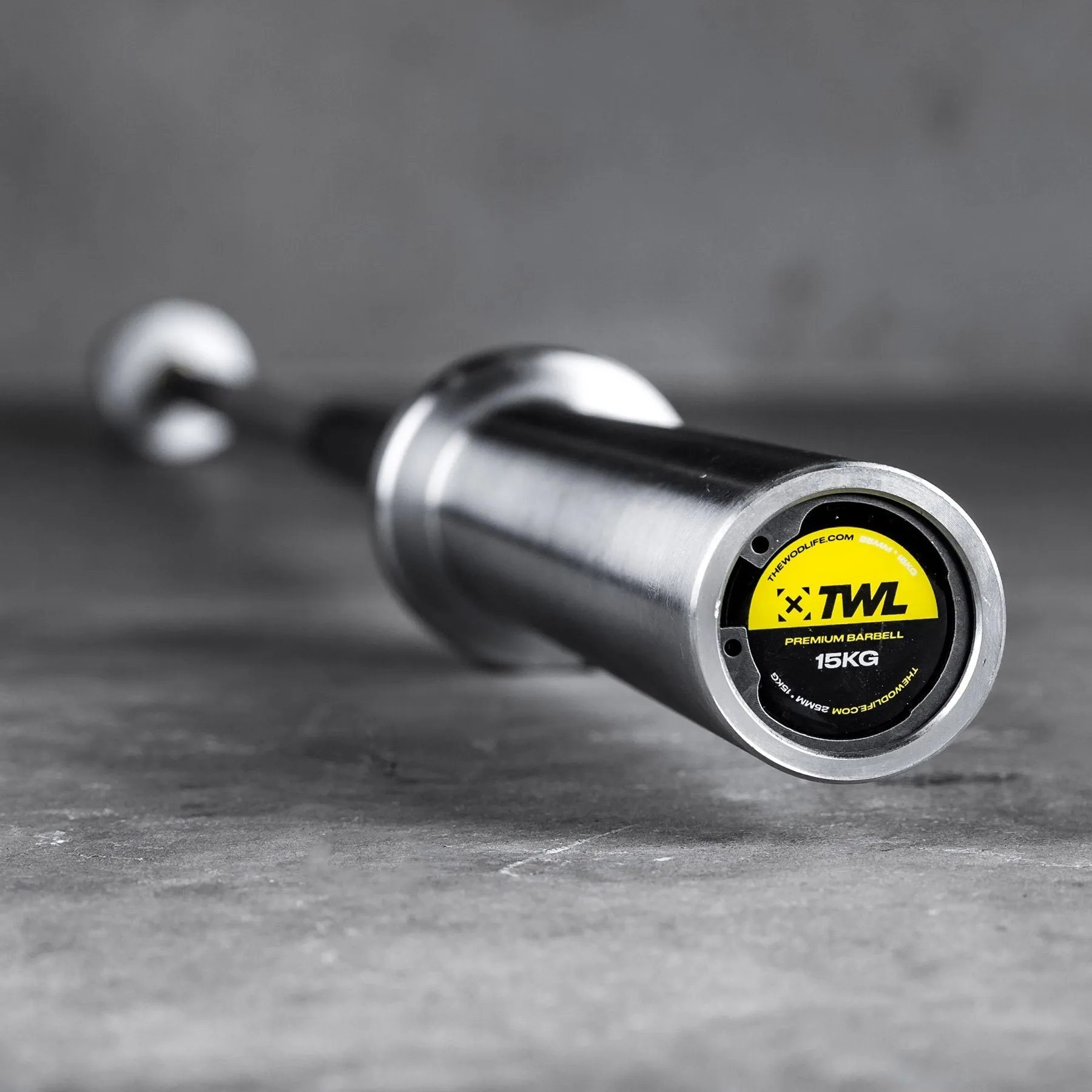 TWL - WOMEN'S PREMIUM 15Kg BARBELL - SILVER