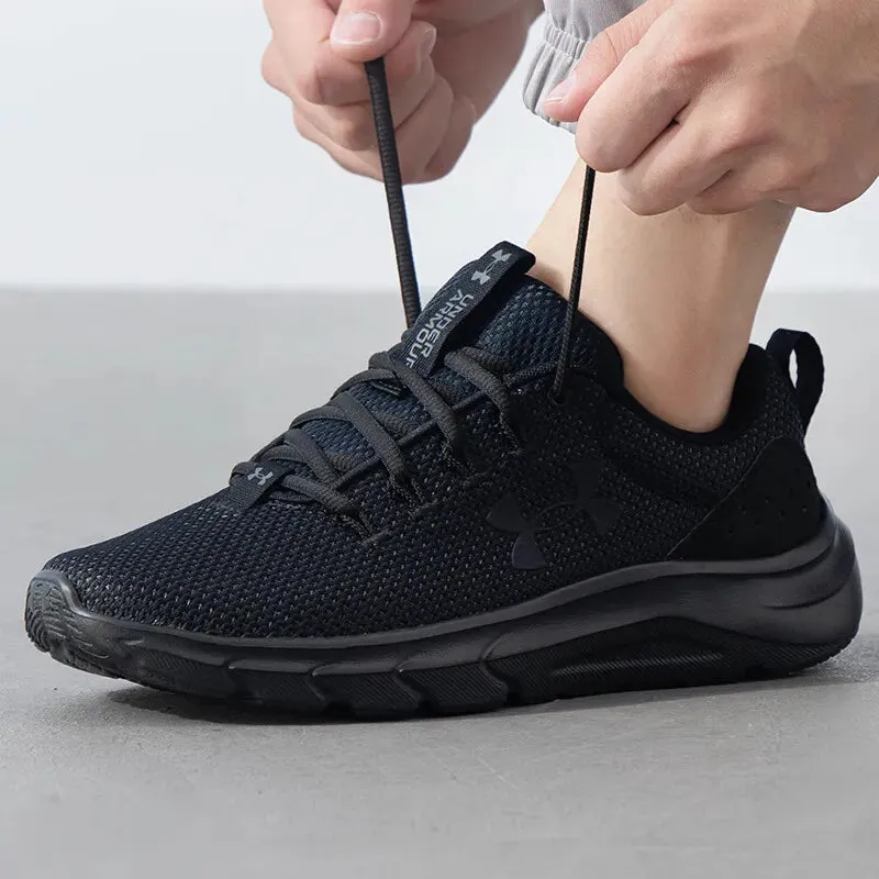 Under Armour men's shoes 2024 fall new sports shoes training fitness casual wear-resistant trend running shoes 3024880-002