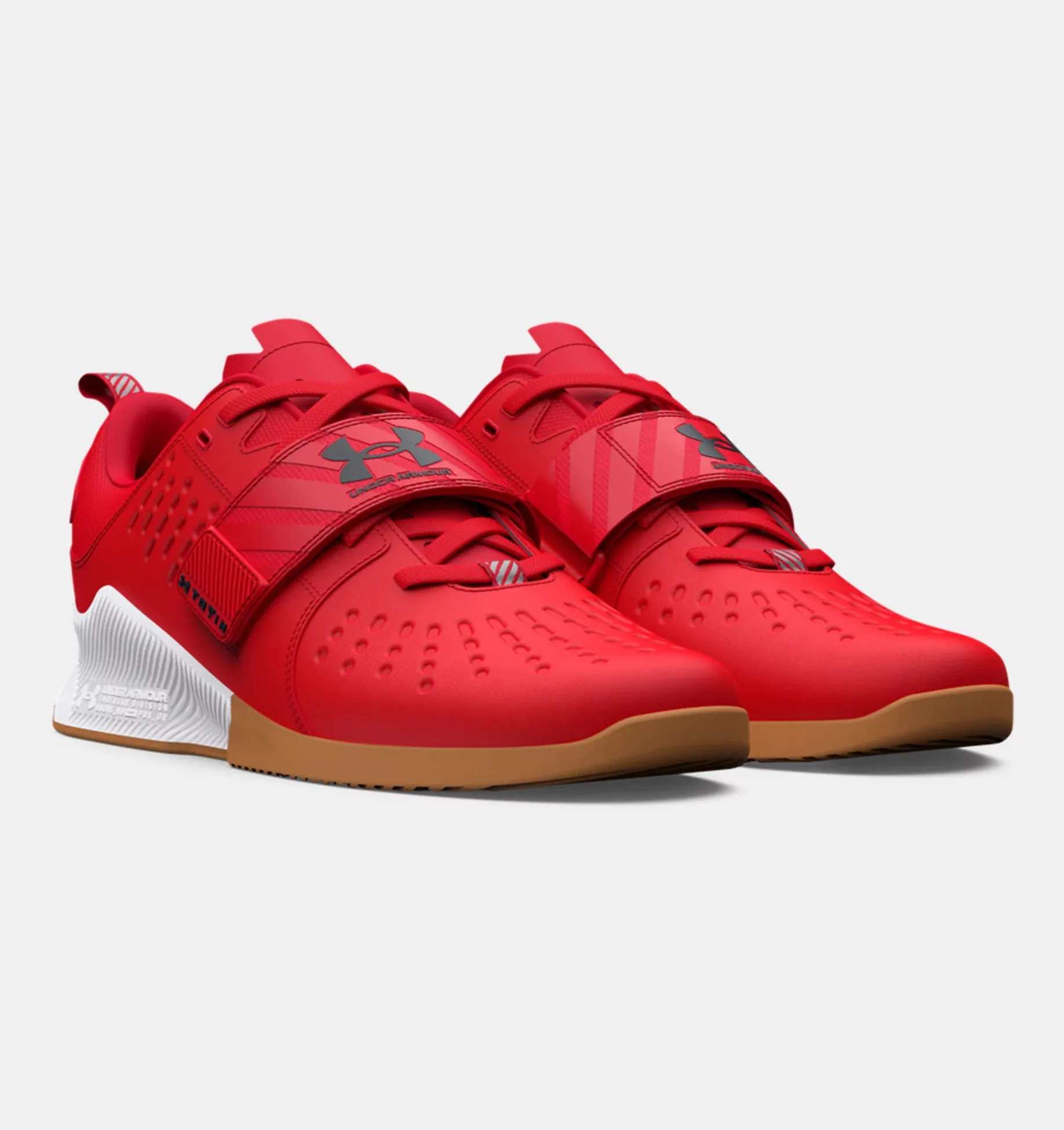 Under Armour Reign Unisex Weightlifting Shoes - Red/White