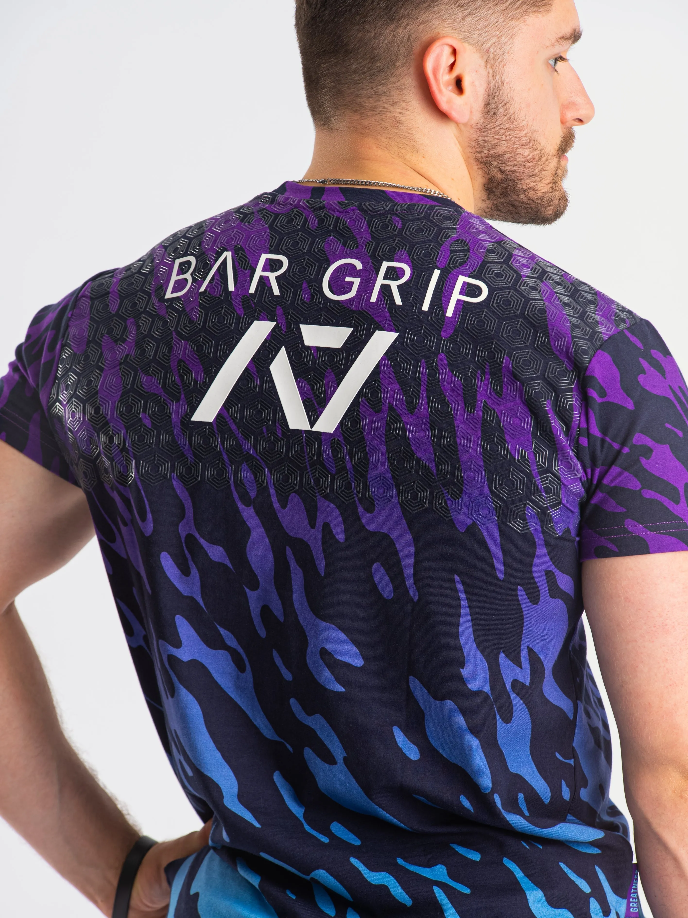 Violet Tiger Divided Men's Bar Grip Shirt