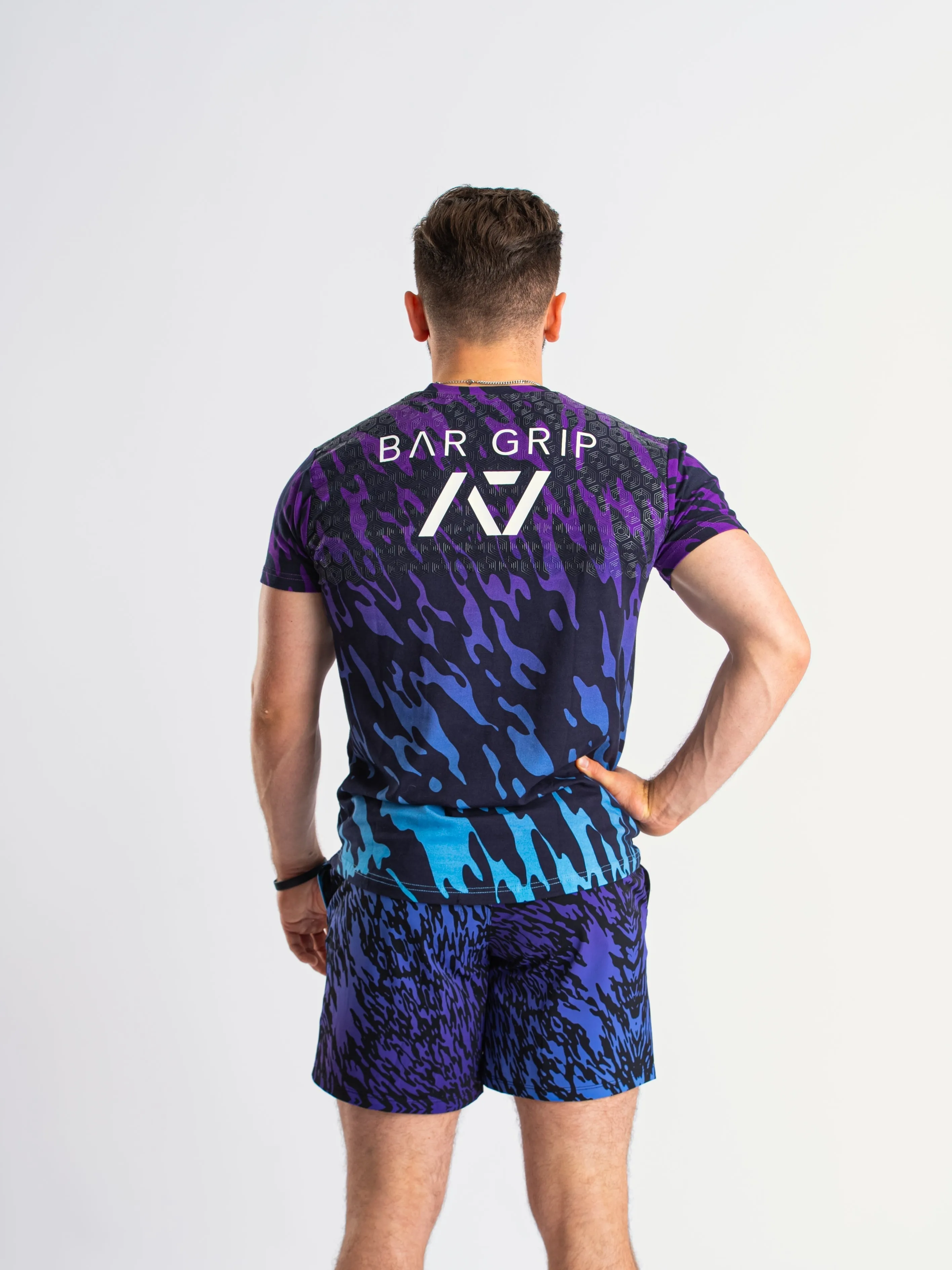 Violet Tiger Divided Men's Bar Grip Shirt