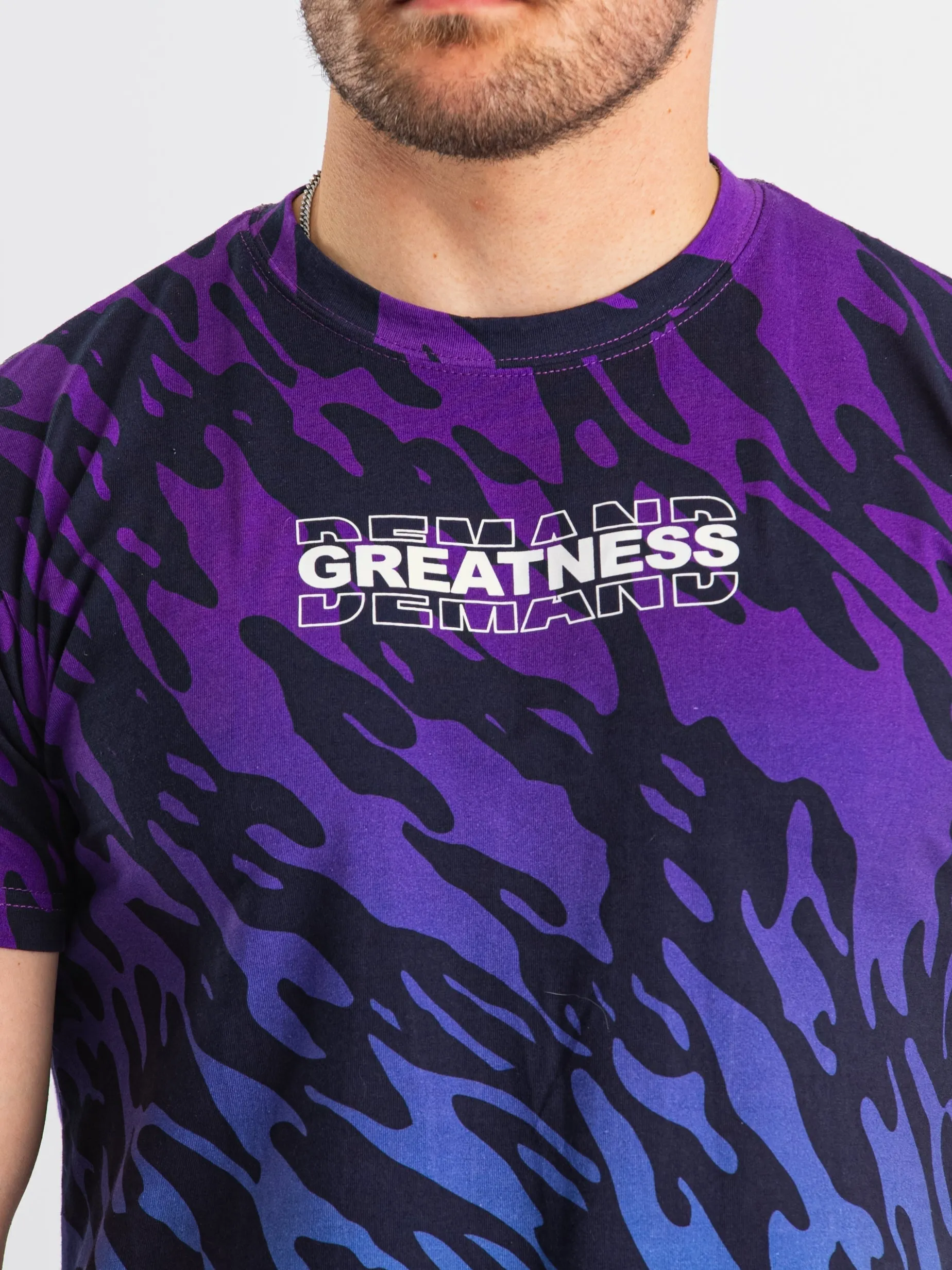 Violet Tiger Divided Men's Bar Grip Shirt