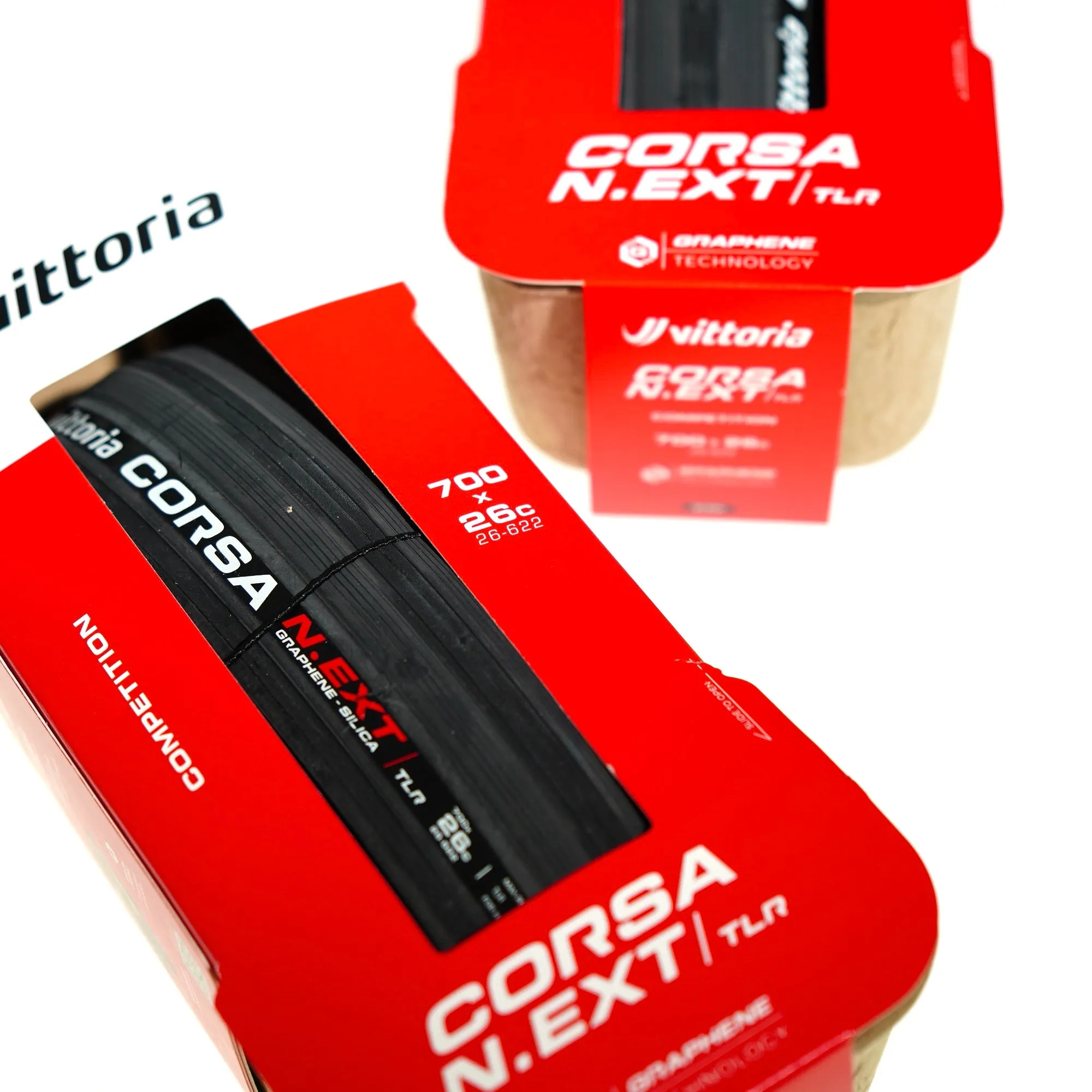 Vittoria Corsa N.EXT 700 x 24C/ 26C /28C TLR Road Tire - Black