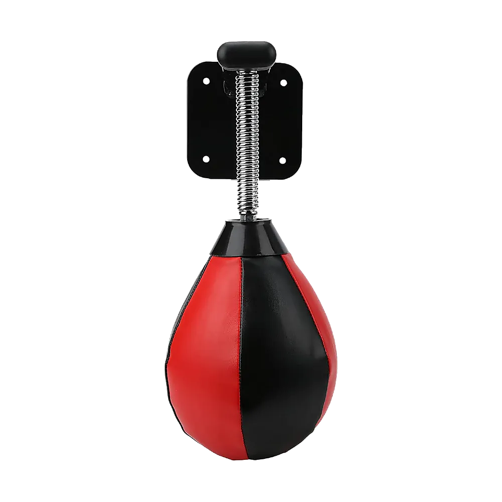 Wall Hanging Boxing Punching Bag Speed Training Stress Relief Kit with Wall Mount Bracket