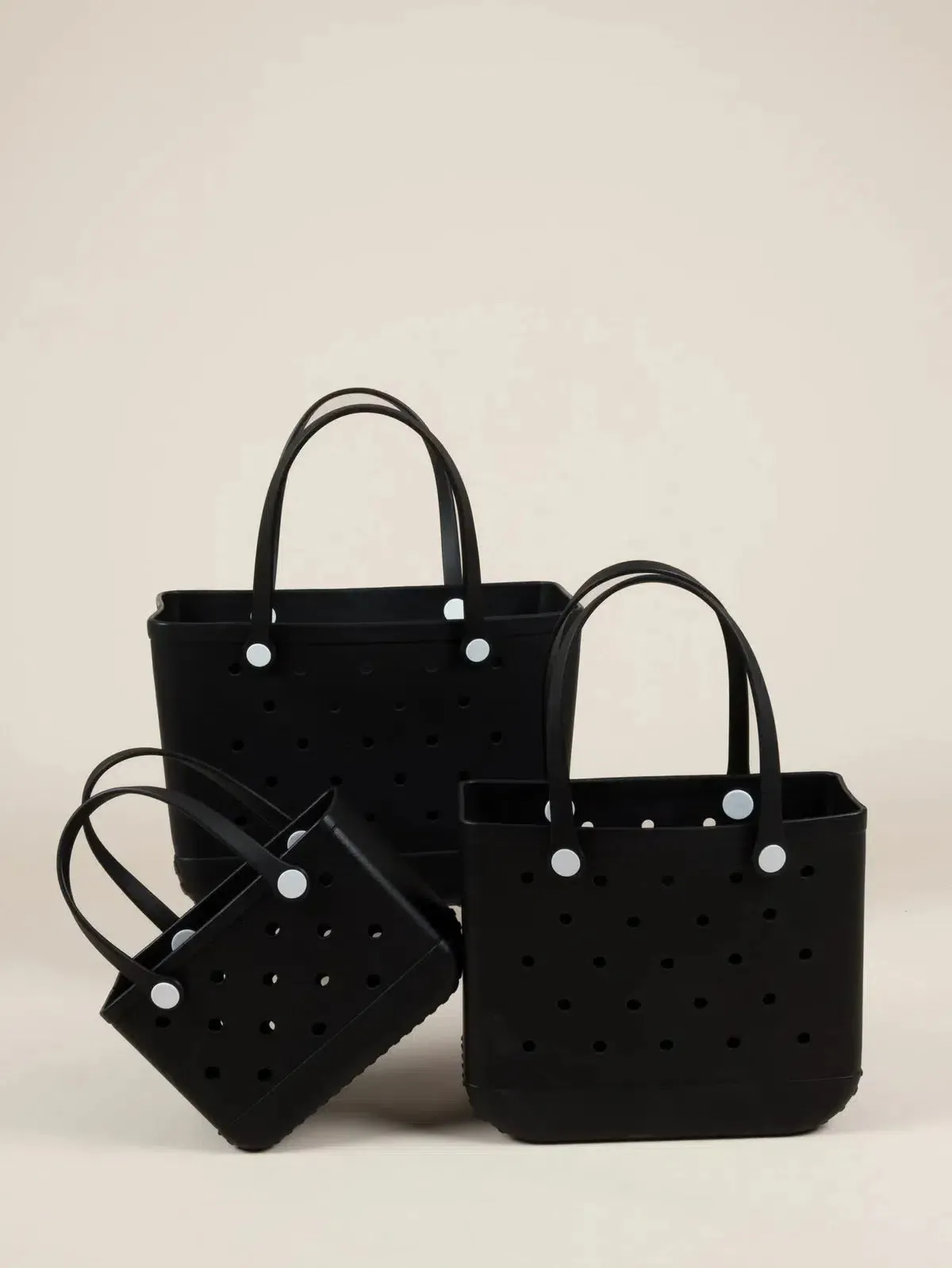 Waterproof Eco-Friendly Vegan Tote Bag - Black