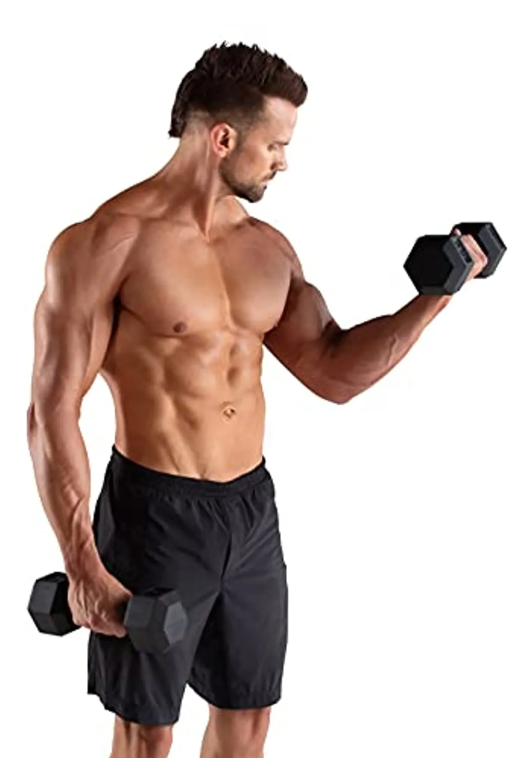 Weider Rubber Hex Dumbbell