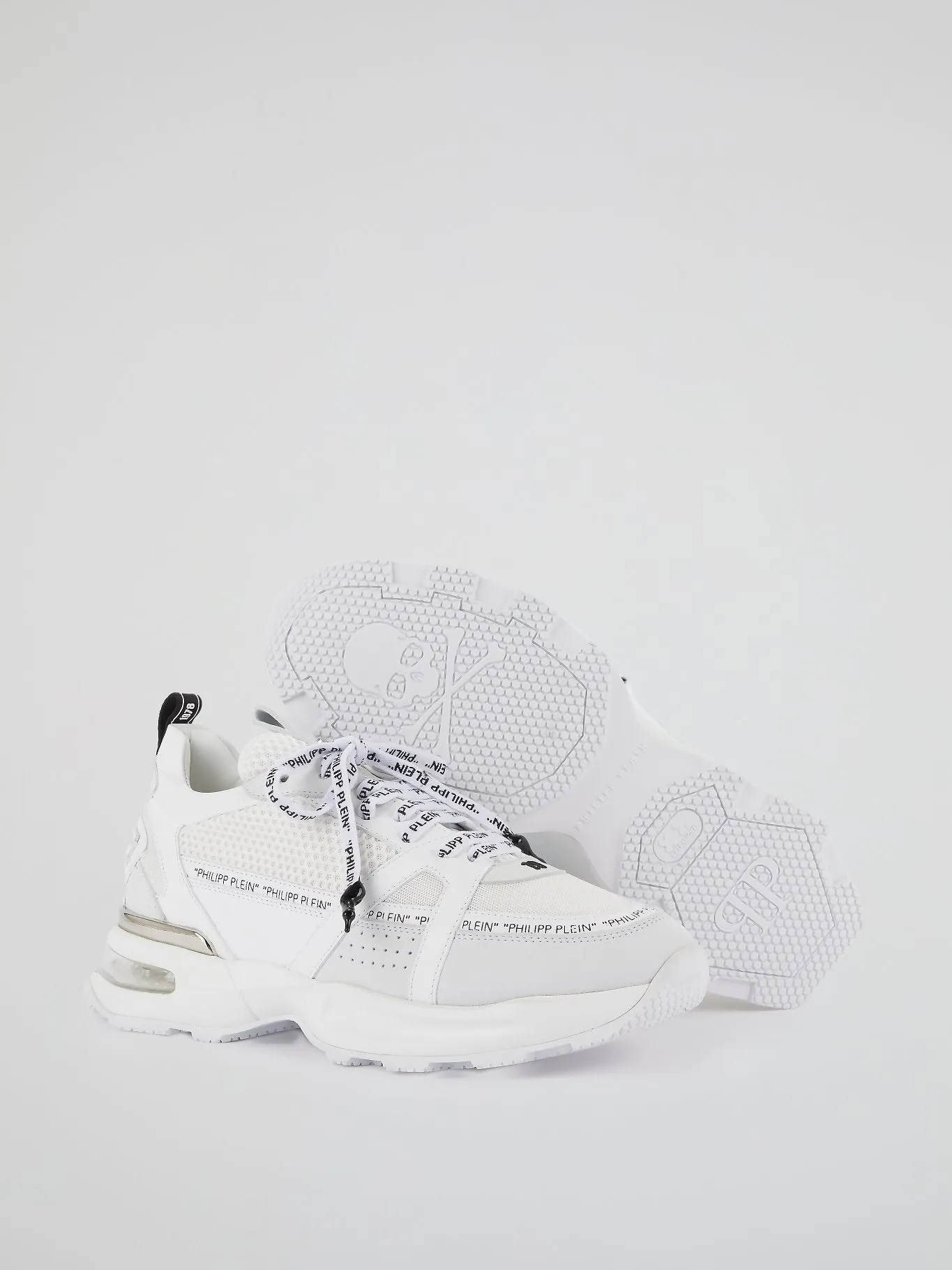 White Logo Trim Trainers