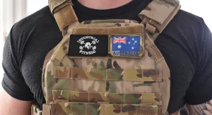 White on Black Morale Patch