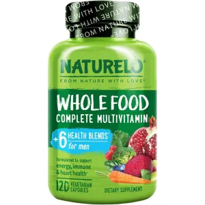 Whole Food Multivitamin for Men with Natural Vitamins, Fruit & Herbal Health Blends