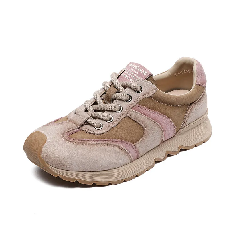 Women Fashion Color Matching Casual Training Sneakers