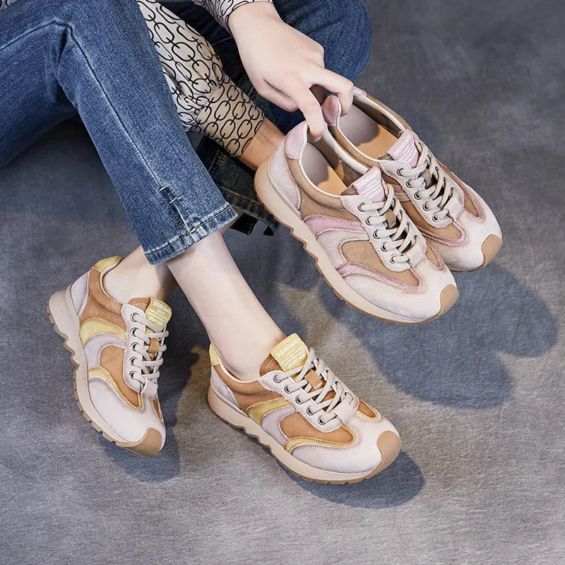 Women Fashion Color Matching Casual Training Sneakers