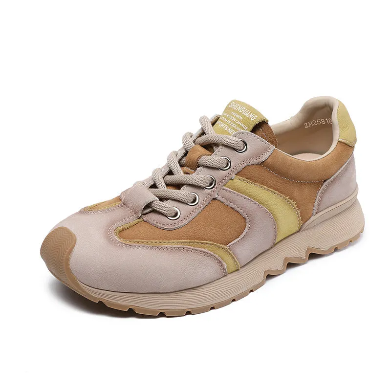Women Fashion Color Matching Casual Training Sneakers