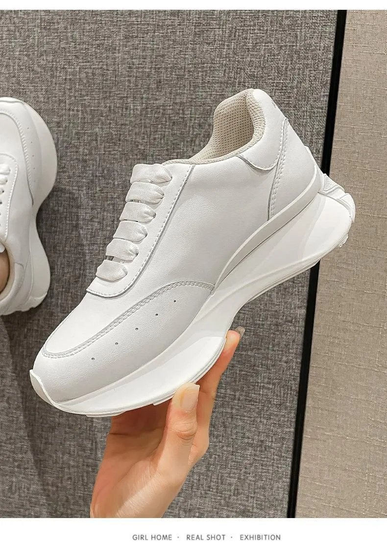 Women's Leather Hiking Sneakers
