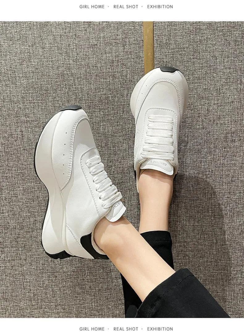 Women's Leather Hiking Sneakers