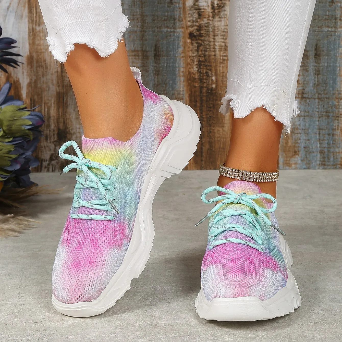 Women's Wedge Hiking Sneakers