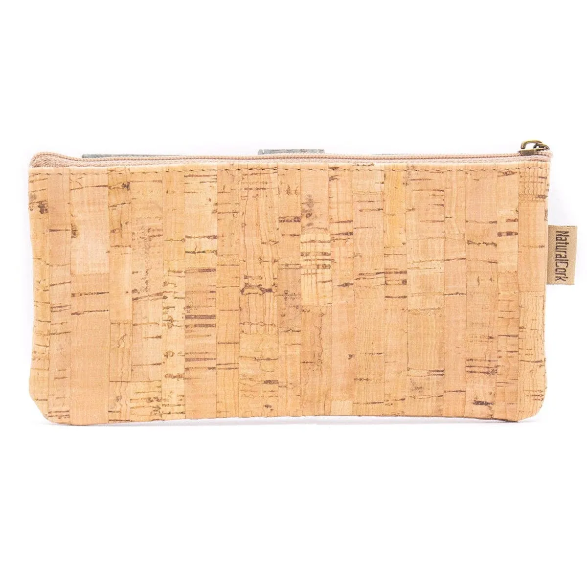 Yellow cork Slim snap wallet