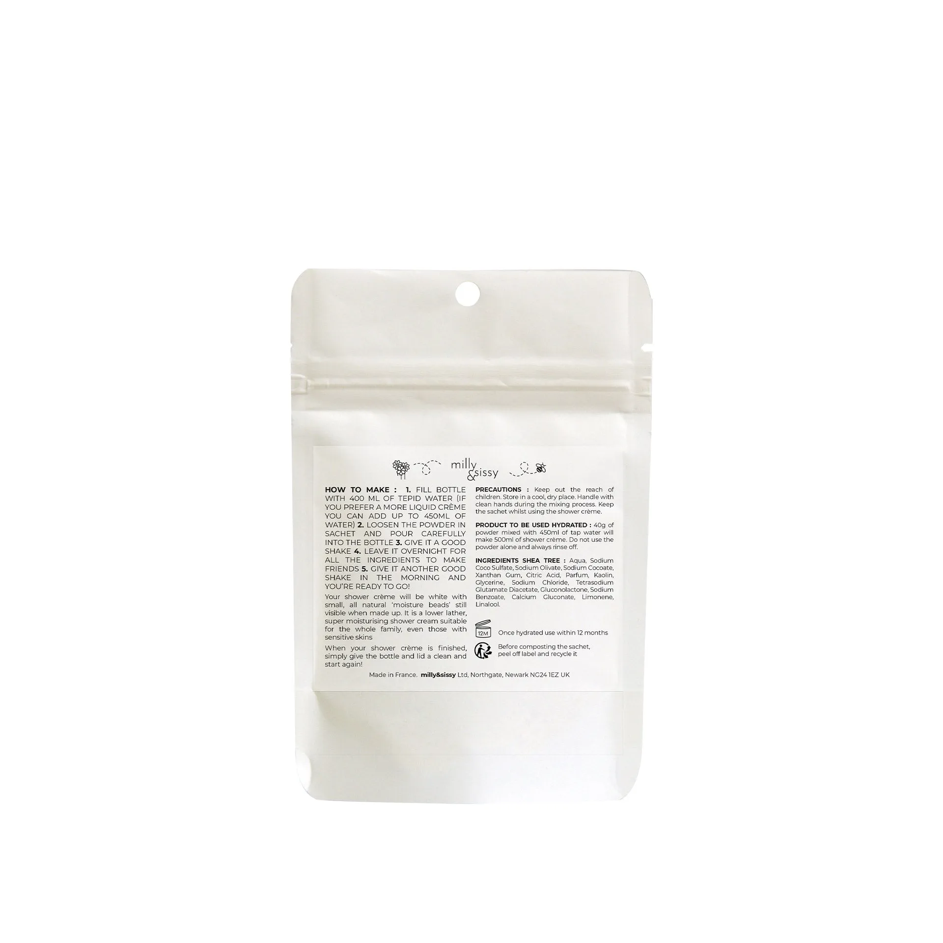 ZERO WASTE Shower crème Shea Tree Refill